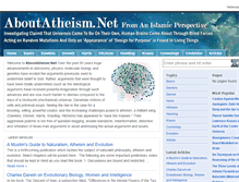 Tablet Screenshot of aboutatheism.net